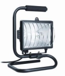 Прожектор ИО 150 П (переноска) галогенный черный IP 54, IEK