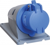 Розетка стационарная ССИ 16А-6ч/200-250В 2Р+РЕ IP44 MAGNUM IEK