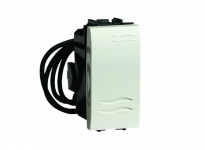 Переключатель с подсветкой, 16А, 250V~, черный, 1 мод., 77011NL, серия Brava, ДКС