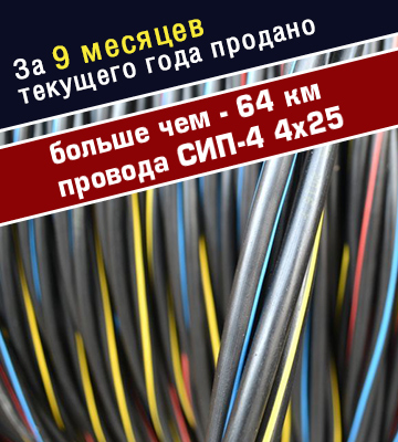 Какую нагрузку выдерживает провод сип 4х25