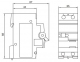 Дифференциальный автоматический выключатель 1P+N 6kA B-16A 10mA A, Hager, AC916J 0