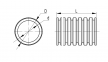 Труба гофрована 40/31,2 мм з протяжкою стандарт ПВХ (бухта 20м), ДКС, 91940 0
