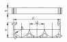 Держатель расстояния (кластер) для двустенных труб, тройной, несимметричный Ø вн., мм 63 025063 DKC 0