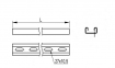 Профиль двойной С-образный 41х21, L2900, толщ. 2,5мм, цинк-ламельное покрытие BPM2129ZL DKC 0