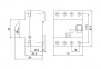 Реле дифференциальное (УЗО) EFI6-4 63/0,03 тип AC (6kA), 2062139, ETI 0