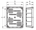 Коробка ответвительная прямоуг. для твердых стен, IP40, 480х160х70мм, DKC 0