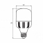 LED Лампа надпотужна EUROLAMP 50W E40 6500K LED-HP-50406 0