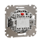 Одноклавішний перемикач  Матовий алюміній Sedna Elements Schneider Electric SDD170106 0