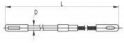Протяжка з нейлону, діаметр 3мм, довжина 10м, DKC 0
