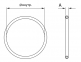 Кольцо резиновое уплотнительное для двустенной трубы Ø внеш., мм 50 016050 DKC 0