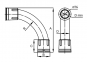 Поворот на 90°, труба-труба, IP67, д.25мм, 50025, DKC 0