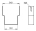 Скоба STS нижня L=150 BMS1015 DKC 0