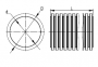 Труба гнучка двостінна 50/41,5 мм, з протяжкою (бухта 100 м), ДКС 0