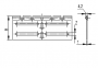 Регульований горизонтальний з'єднувач зовнішній, цинк-ламельне покриття, H=100 LP0101ZL DKC 0