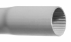 Труба жорстка гладка з розтрубом ПВХ д.25мм, сіра (3м), UEA 0