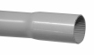 Труба жорстка гладка з розтрубом ПВХ д.32мм, сіра (3м), UEA 0