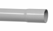 Труба жесткая гладкая с раструбом ПВХ д.40мм,  серая (3м), UEA 0