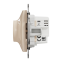Универсальный поворотный диммер для светодиодных ламп Бежевый Sedna Design Schneider Electric SDD112502 2