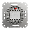 Одноклавішний кнопковий перемикач, Sedna Design & Element, Алюміній, SDD113116, Schneider Electric 1