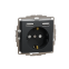 Розетка із заземленням + 2 USB тип А Чорний Sedna Design Schneider Electric SDD114052 0