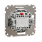 Одноклавишный переключатель  матовый алюминий Sedna Elements Schneider Electric SDD170106 0