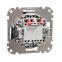Двухклавишный кнопочный выключатель для жалюзи с электронной блокировкой, Sedna Design & Element, Венге - Искусственное дерево,SDD181114, Schneider Electric 0