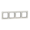 Рамка 4-постовая искусственное белое стекло Sedna Elements Schneider Electric SDD360804 2