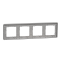 Рамка 4-постовая искусственное белое стекло Sedna Elements Schneider Electric SDD360804 1