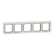 Рамка 5-постовая искусственное белое стекло Sedna Elements Schneider Electric SDD360805 1