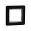 Рамка 1-постовая искусственное черное стекло Sedna Elements Schneider Electric SDD361801 1