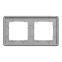 Рамка 2-постовая искусственное черное стекло Sedna Elements Schneider Electric SDD361802 2