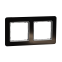 Рамка 2-постовая искусственное черное стекло Sedna Elements Schneider Electric SDD361802 0