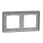 Рамка 2-постовая искусственное черное стекло Sedna Elements Schneider Electric SDD361802 1