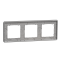 Рамка 3-постовая искусственное черное стекло Sedna Elements Schneider Electric SDD361803 1
