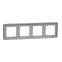 Рамка 4-постова  Штучне чорне скло Sedna Elements Schneider Electric SDD361804 0