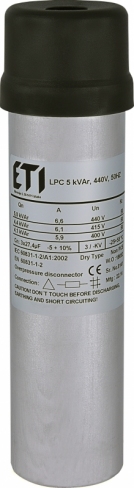 Конденсаторна батарея LPC 5kVAr (440V)