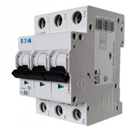 Автоматический выключатель PL6 3p 50A, х-ка В, 6кА Eaton | Moeller, 286594