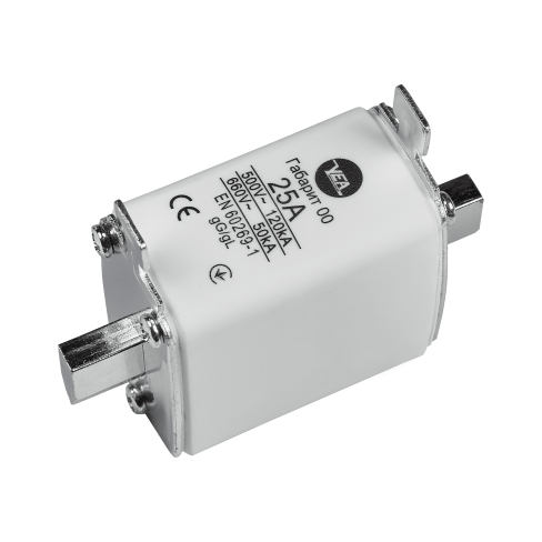 Предохранитель плавкий габарит  00  25А (уп. 3шт), UEA