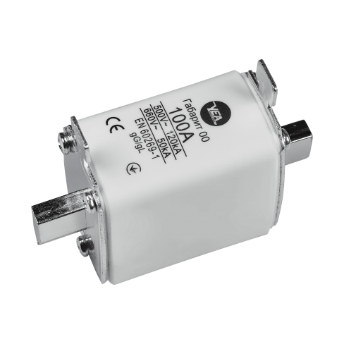 Запобіжник типорозміром 00 100А (в упаковці 3 шт.), UEA