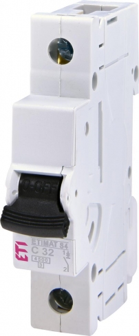 Автоматичний вимикач ETIMAT S4 1p C 32A (4,5 kA), ETI