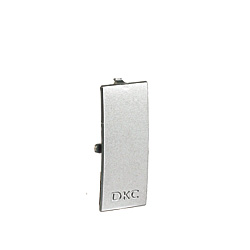 Накладка на стик кришок 60мм, колір сірий металік, 09504G, DKC