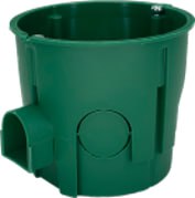 Коробка установочная, для сплошных стен (бетон), углубленная, круглая д.65х60 мм, негорючая, UEA