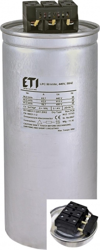 Конденсаторна батарея LPC 50kVAr (440V), ETI