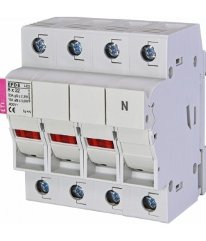 Разъединитель EFD 8 LED 3p+N (с адаптером) 400V