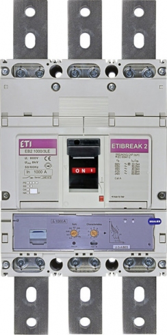 Автоматический выключатель EB2 1000/3E 1000A 3p (70kA), 4672220, ETI