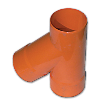 Тройник 45° для дренажных труб и б/н канализации, полипропилен, диаметр вн., мм 160 019160 DKC