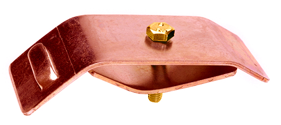 Держатель прутка д.8мм на водостоке, медь, ND2309CU, DKC