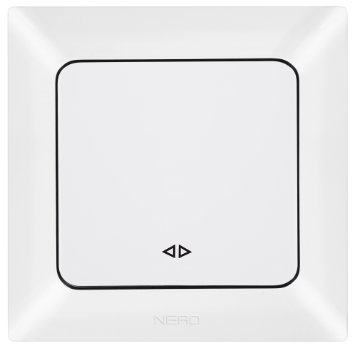 Выключатель промежуточный (перекрестный) ARAS Белый, NE-AD, 93-110-51