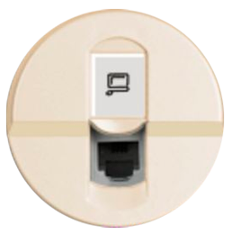 Лицьова панель для розетки RJ-45 UTP кат. 