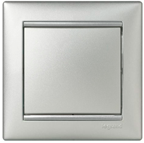 Кнопка Legrand Valena 10А 770111 (алюминий)